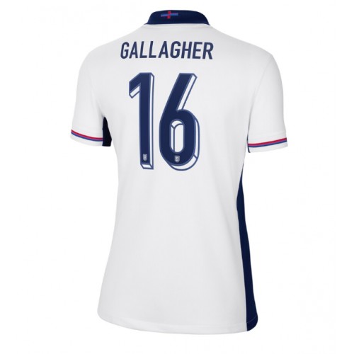 Fotballdrakt Dame England Conor Gallagher #16 Hjemmedrakt EM 2024 Kortermet